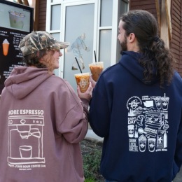 two people having coffee